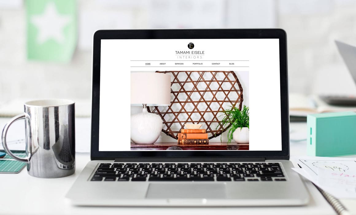 Website design for interior designer
